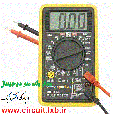 مدار ولتمتر دیجیتال DC