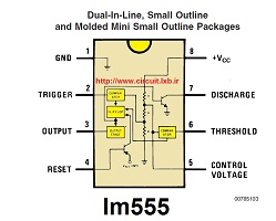 Data Sheet 555 - دیتاشیت آی سی 555